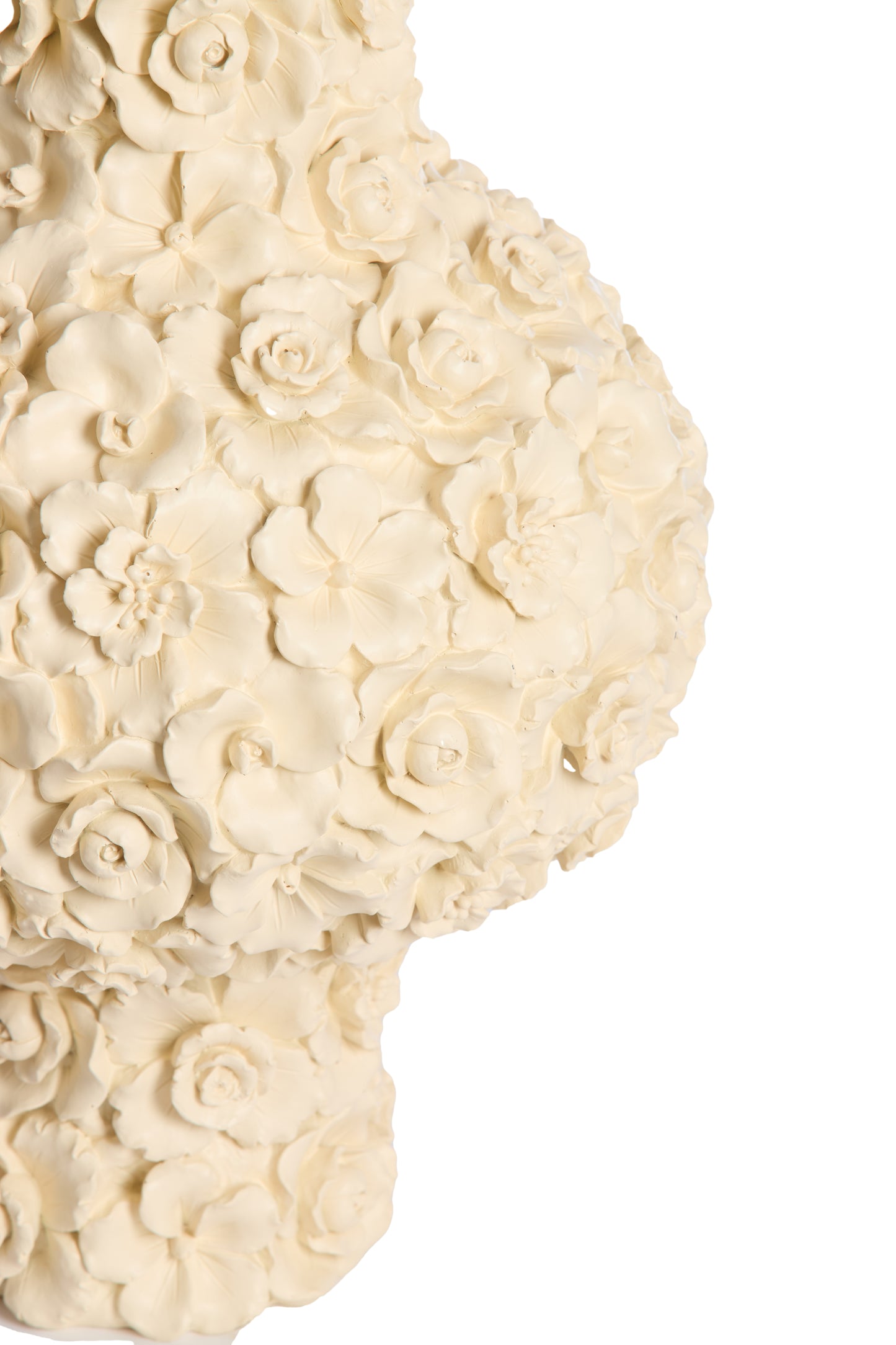 Gyula Decorative Vase in Cream – Ø27.5x46.5cm – Country of Origin : Netherlands