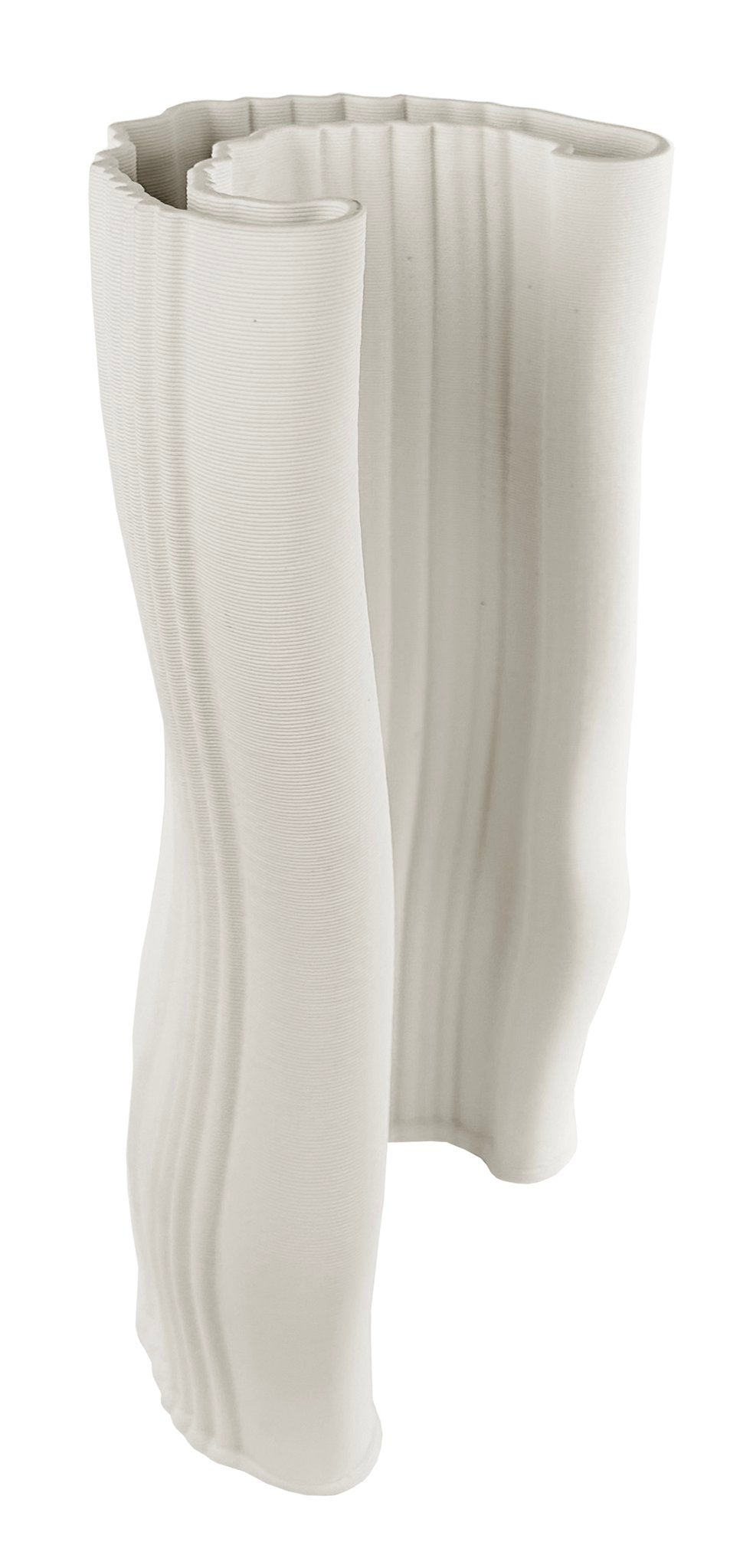 Ceramic printed vase wave white - Country of Origin: Estonia