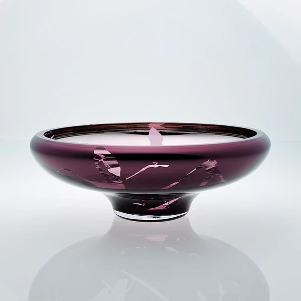 DECO Large Splashed Purple Bowl - Country of Origin : Latvia