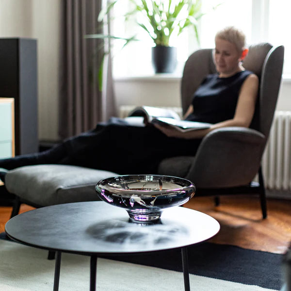 DECO Large Splashed Purple Bowl - Country of Origin : Latvia
