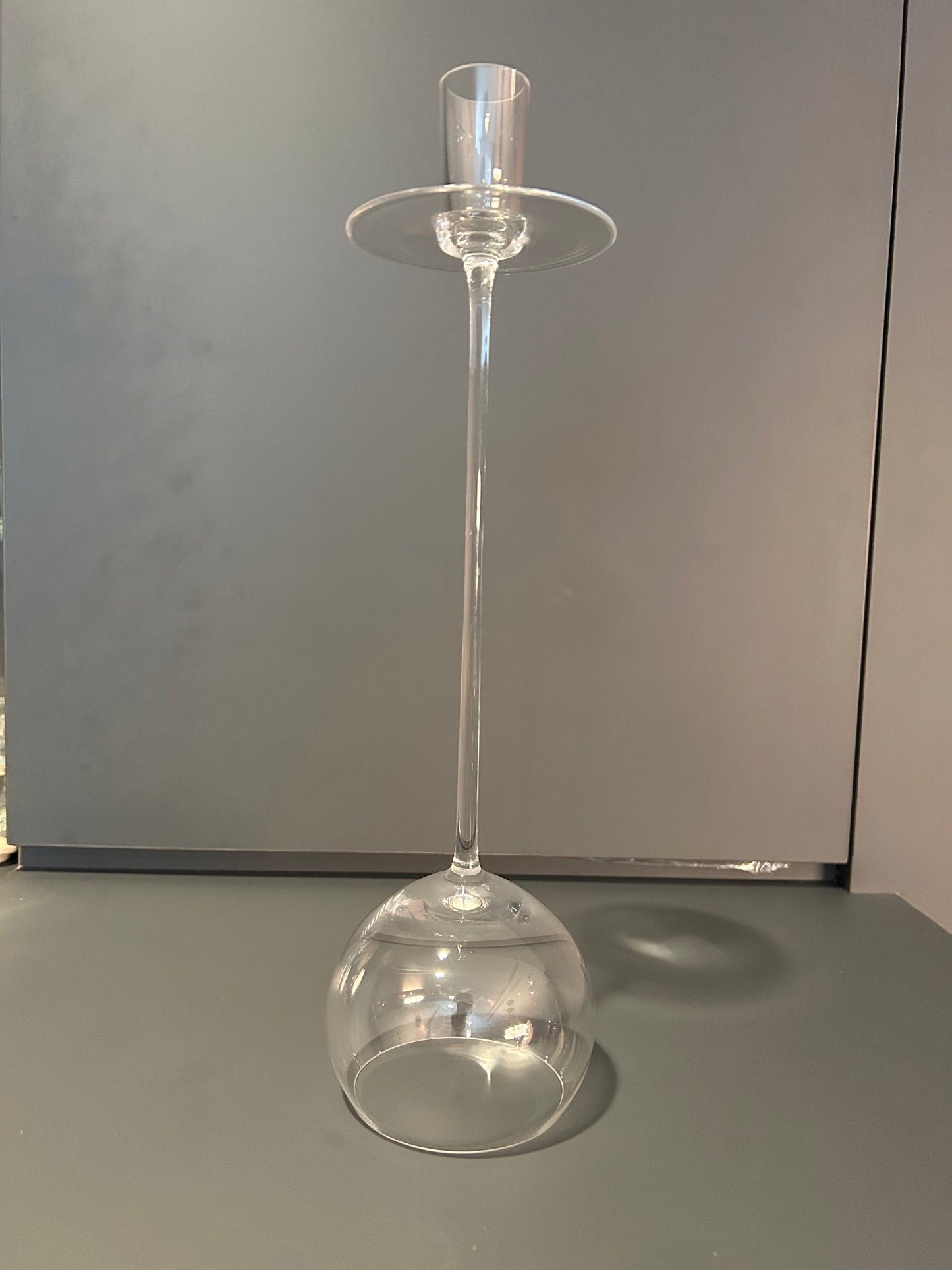 Candle Stick High - Crystal - Country of Origin: Czech Republic