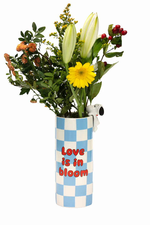 Snoopy Love In Bloom Blue - Country of Origin: Italy