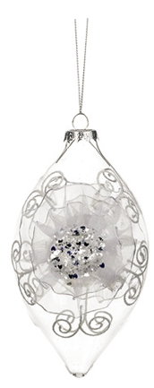 Glass Fabric 3D Flower Ball - Country of Origin : Belgium