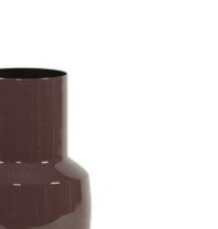 Aubergine Enamel Vase - Small Size - Country of Origin: Belgium
