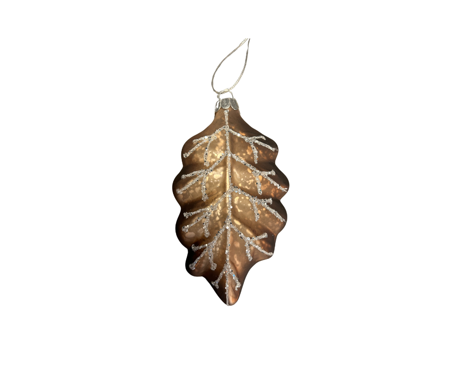 Bronze frosted leaf - Country of Origin : Belgium