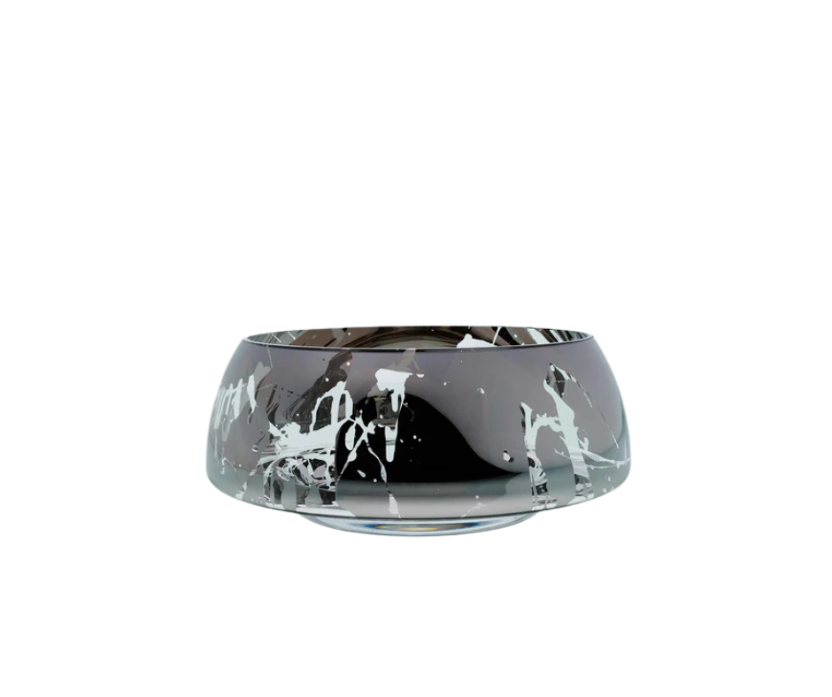 JAZZ Splashed Mirror Bowl - Country of Origin : Latvia