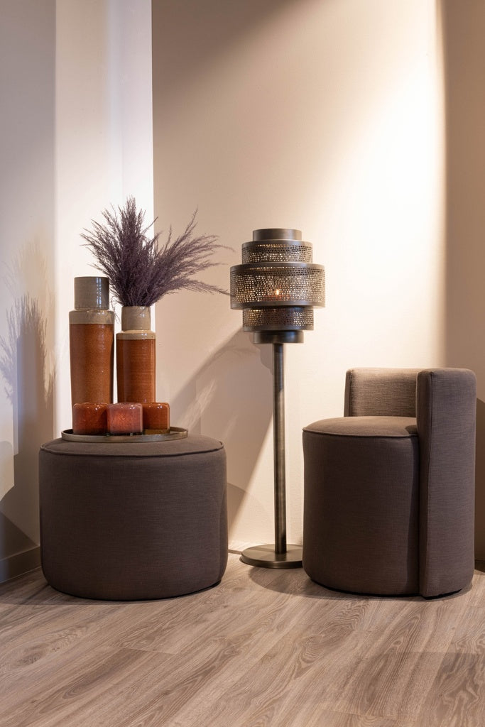 Beige Glazed Terracotta Vase - Small/Large - Country of Origin: Belgium