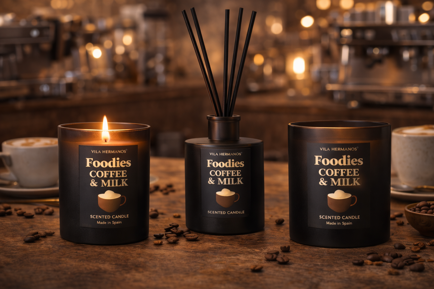 Cofee & Milk Reed Diffuser - 200ml - Country of Origin: Spain
