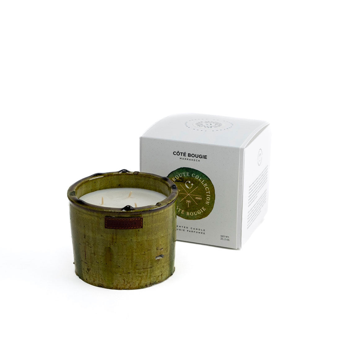 Tamegroute Yellow Candle - M Size - Country of Origin: Franch