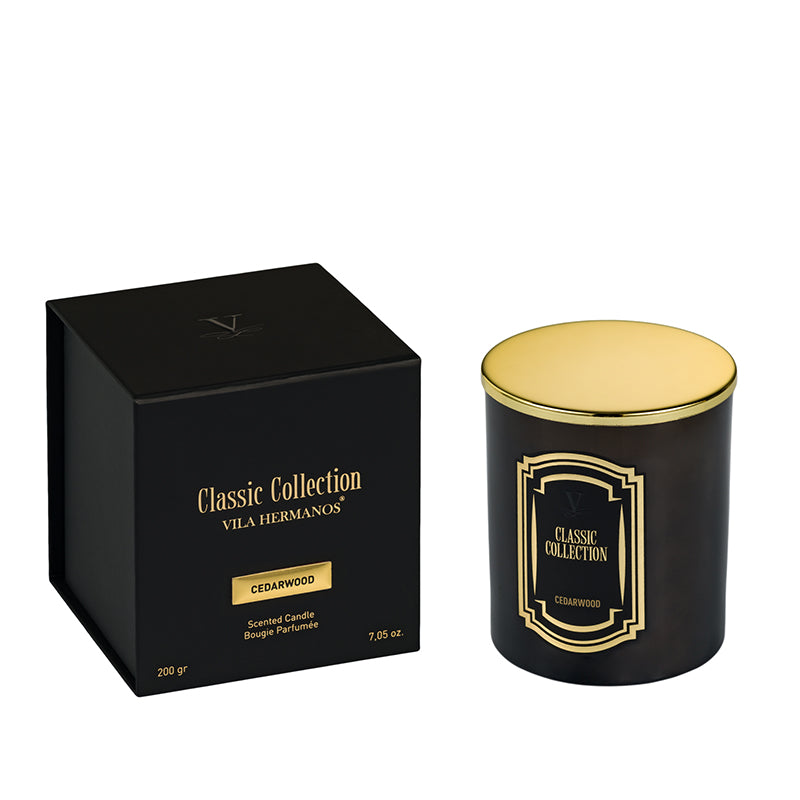 Vila Hermanos Classic Collection - Cedarwood candle in jar 500g - Country of Origin: Spain
