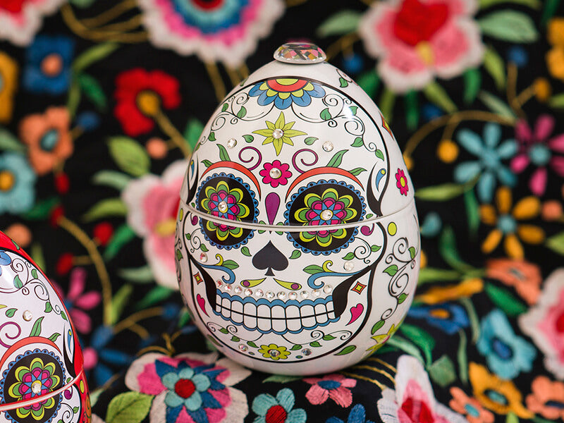 Candle Skull White 220 g - Country of Origin: Italy