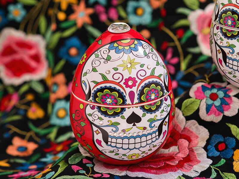 Candle Skull Red 220 g - Country of Origin: Italy