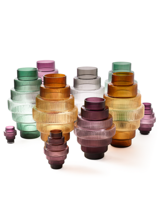 Steps Vase - L - Country of Origin: Netherlands