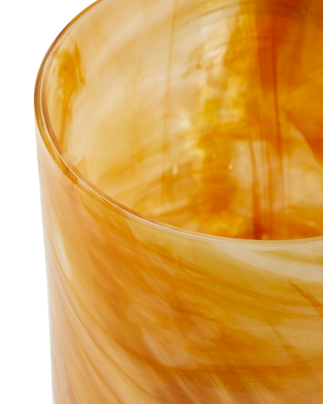 Marbled Glass Vase - M - Country of Origin: Netherlands