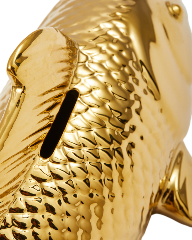 Gold Fish Moneybox - Country of Origin: Netherlands