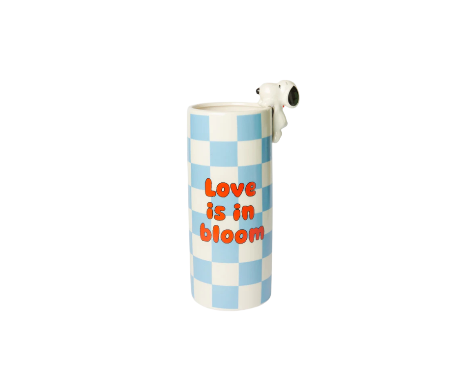 Snoopy Love In Bloom Blue - Country of Origin: Italy