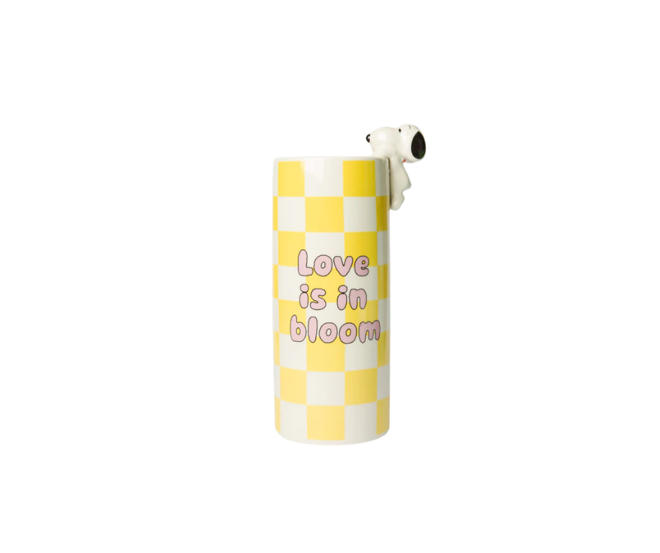 Snoopy Love In Bloom Yellow - Country of Origin: Italy
