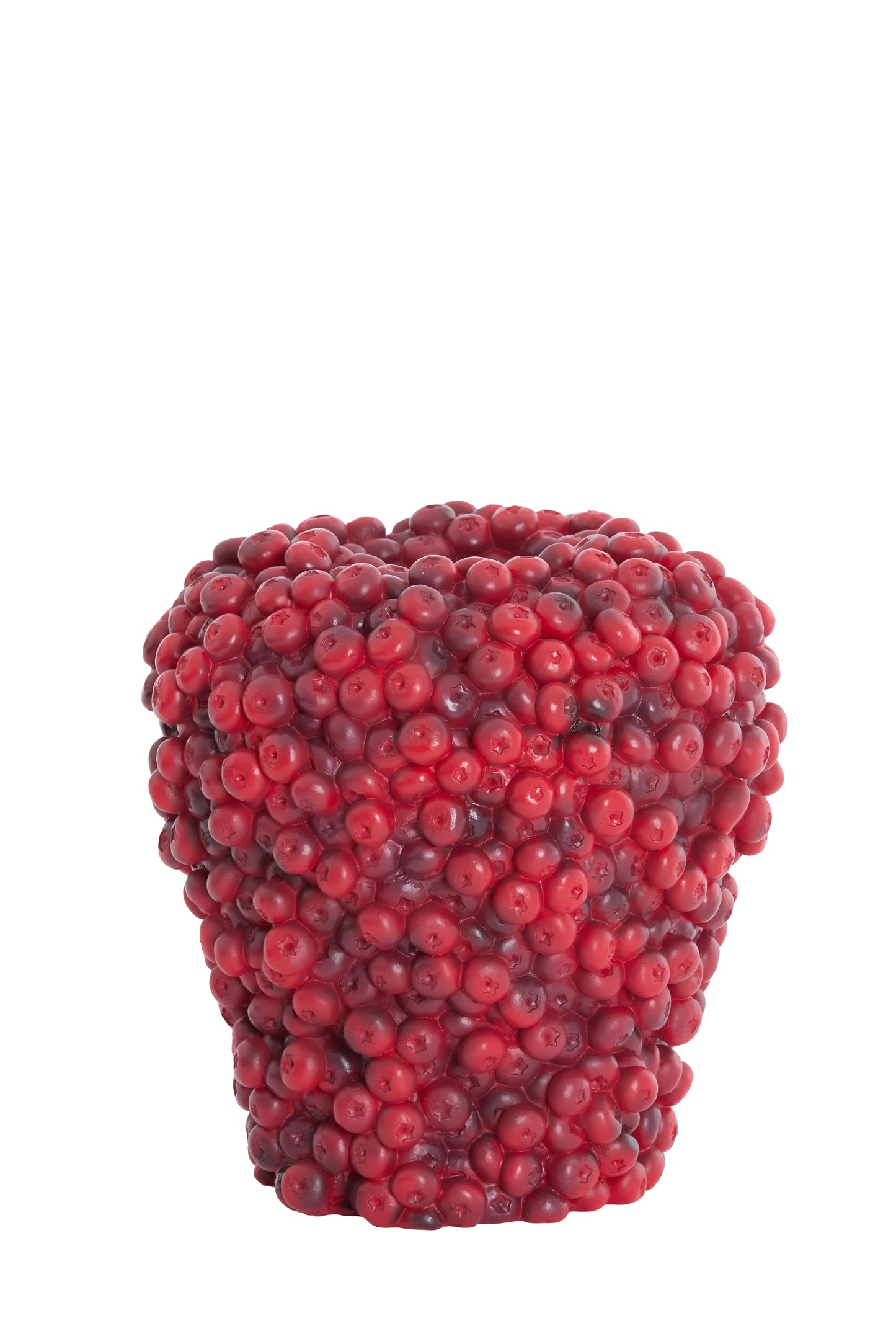 Berries Decorative Vase in Burgundy – Ø25x25cm – Country of Origin : Netherlands