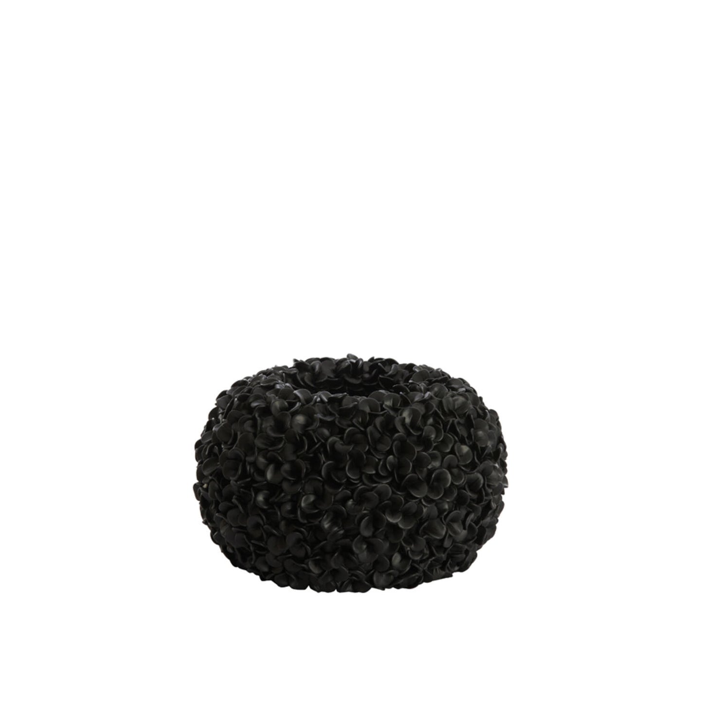 Phylia Decorative Vase in Matte Black – Ø38x23cm – Country of Origin : Netherlands
