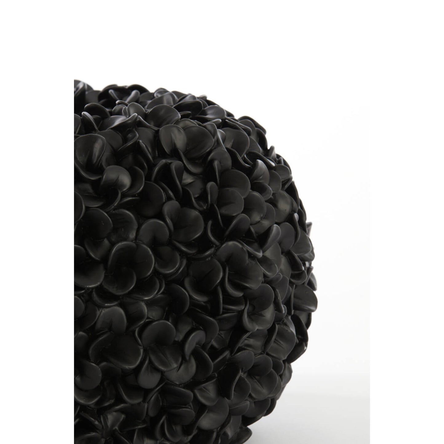 Phylia Decorative Vase in Matte Black – Ø38x23cm – Country of Origin : Netherlands
