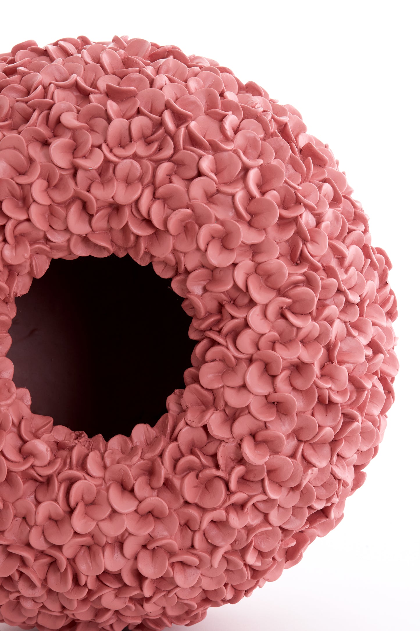 Phylia Decoration Vase in Coral - 47,5x30 cm - Country of Origin : Netherlands