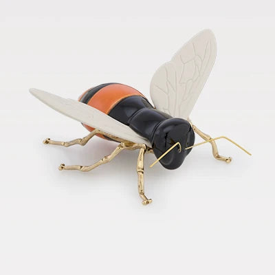 Laboratorio d'Estorias Yellow Bee with natural brass body - Country of Origin: Portugal