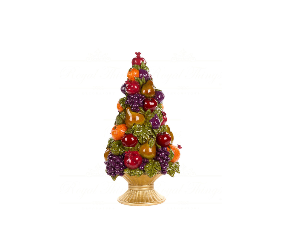 Fruit Topiary in Pot Tabletop - Country of Origin : Belgium
