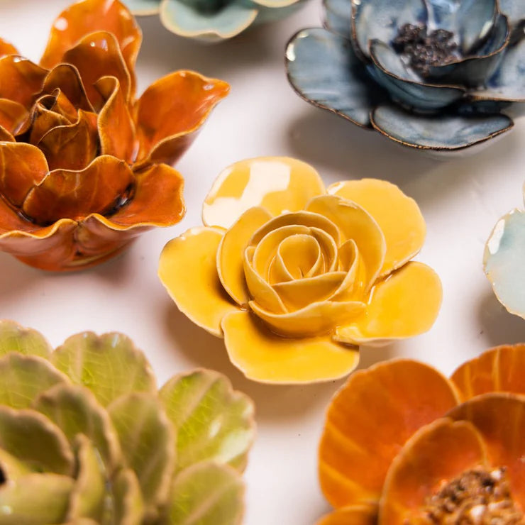 Burnt Yellow Elegance Ranunculus - Country of Origin : United Kingdom