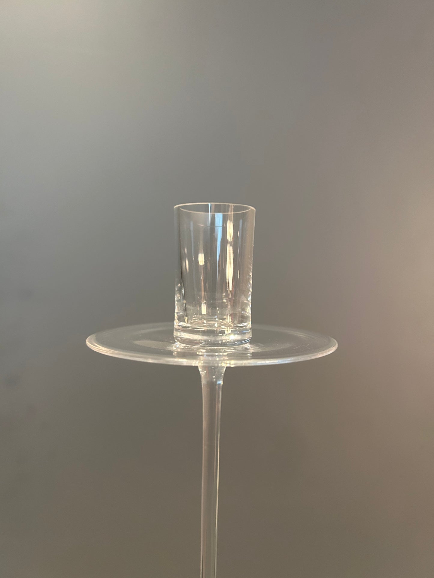 Candle Stick High - Crystal - Country of Origin: Czech Republic