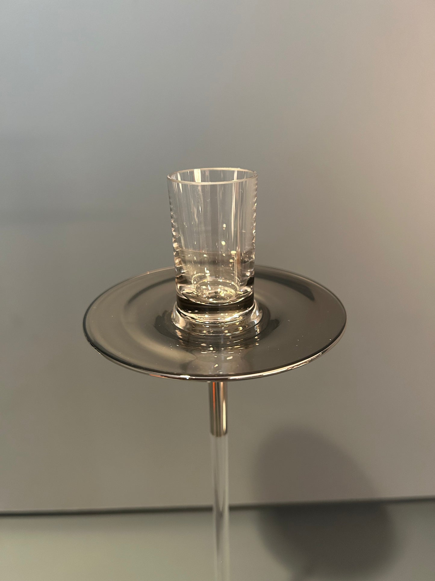 Candle Stick Middle - crystal/platinum - Country of Origin: Czech Republic
