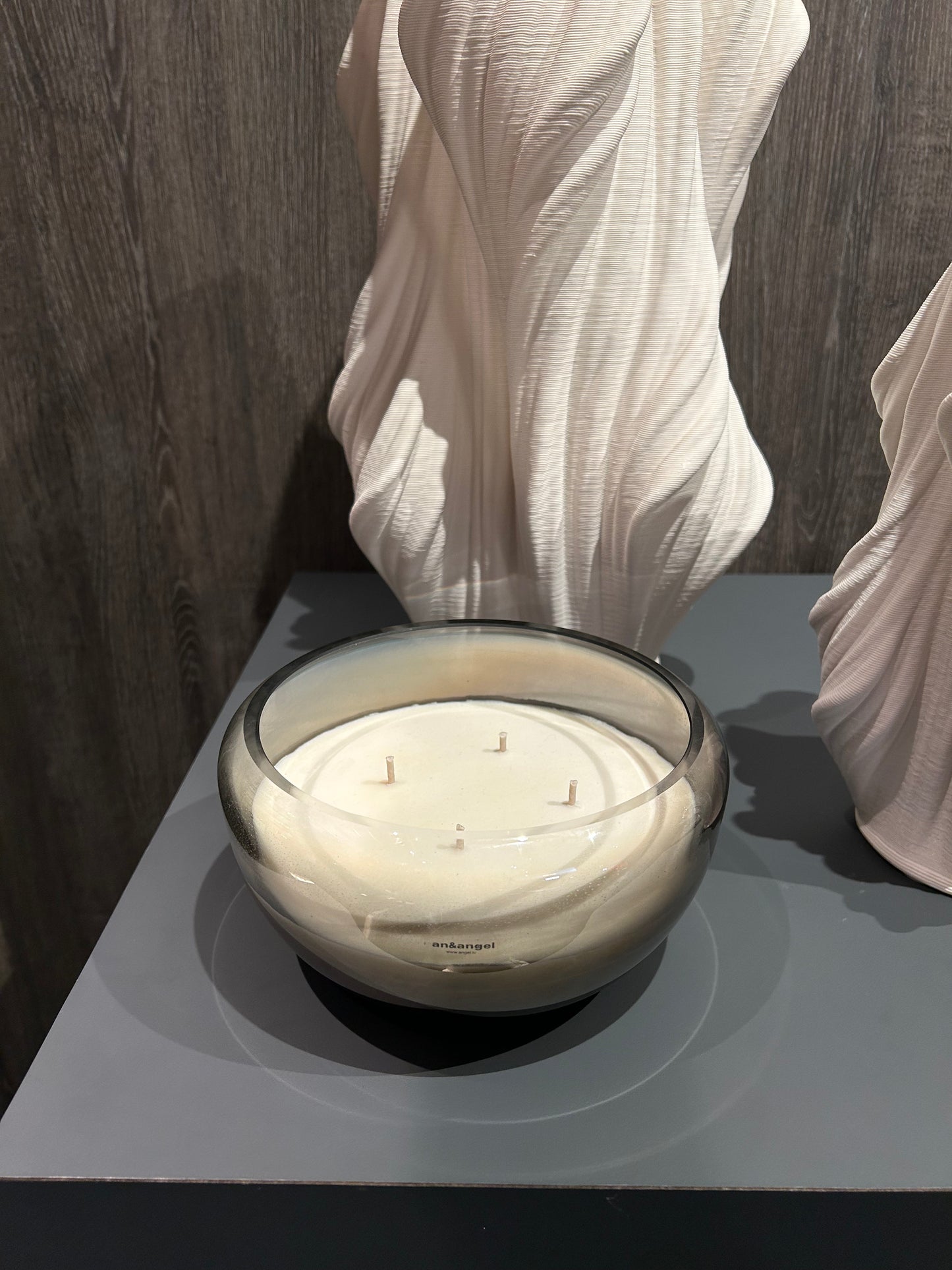 Glass votive candle - Country of Origin : Latvia