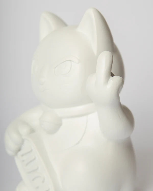 Maneki White 16 CM - Country of Origin: Italy
