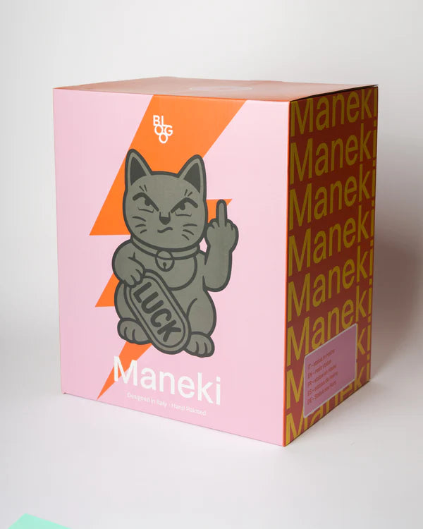 Maneki Black 16 CM - Country of Origin: Italy