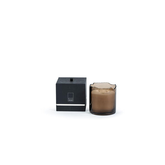 Mocha Glass Votive Scented Candle - Joie de Vivre - Country of Origin: Belgium