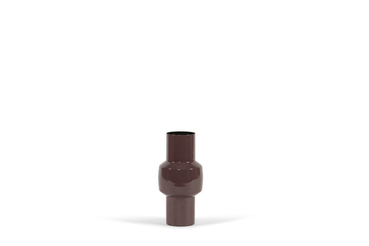 Aubergine Enamel Vase - Small Size - Country of Origin: Belgium