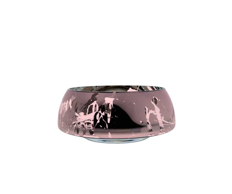 JAZZ Splashed Purple Bowl - Country of Origin : Latvia