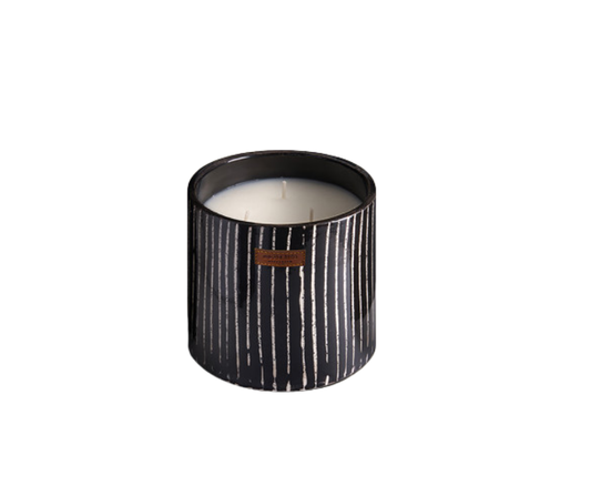 Zebra Candle M Size - Country of Origin: Franch