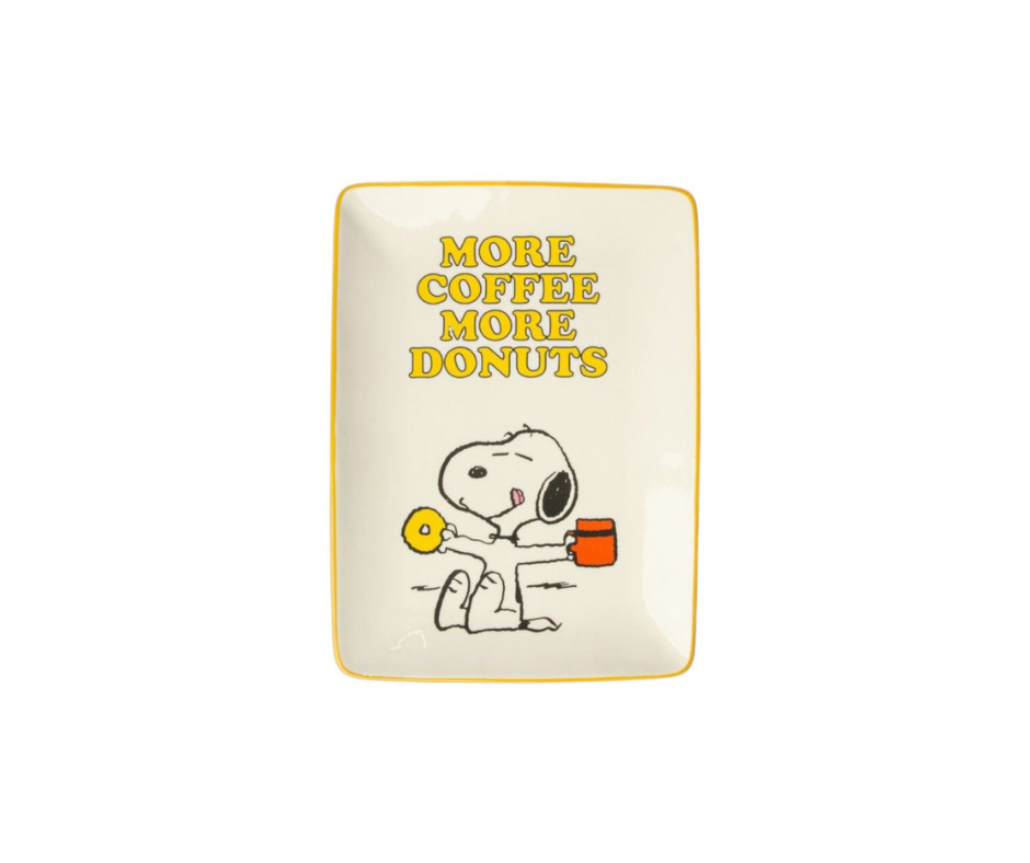Snoopy More Coffee More Donuts - Country of Origin: Italy