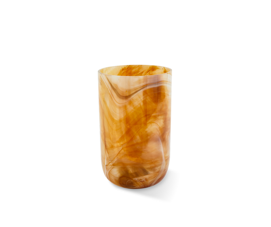 Marbled Glass Vase - M - Country of Origin: Netherlands