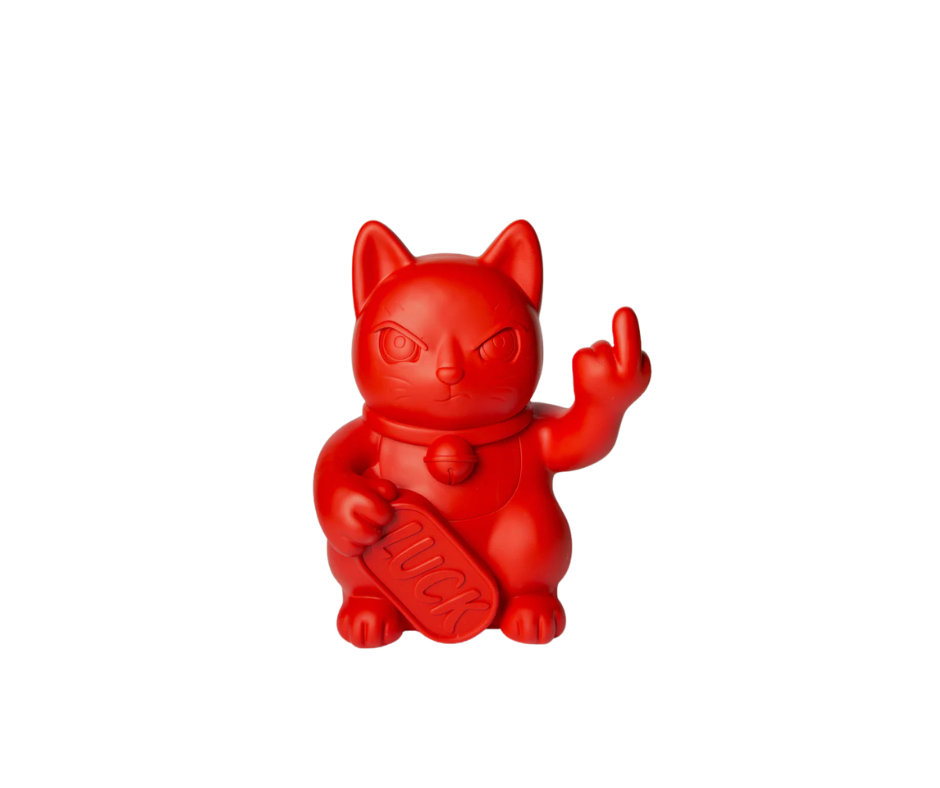 Maneki Red 27 CM - Country of Origin: Italy