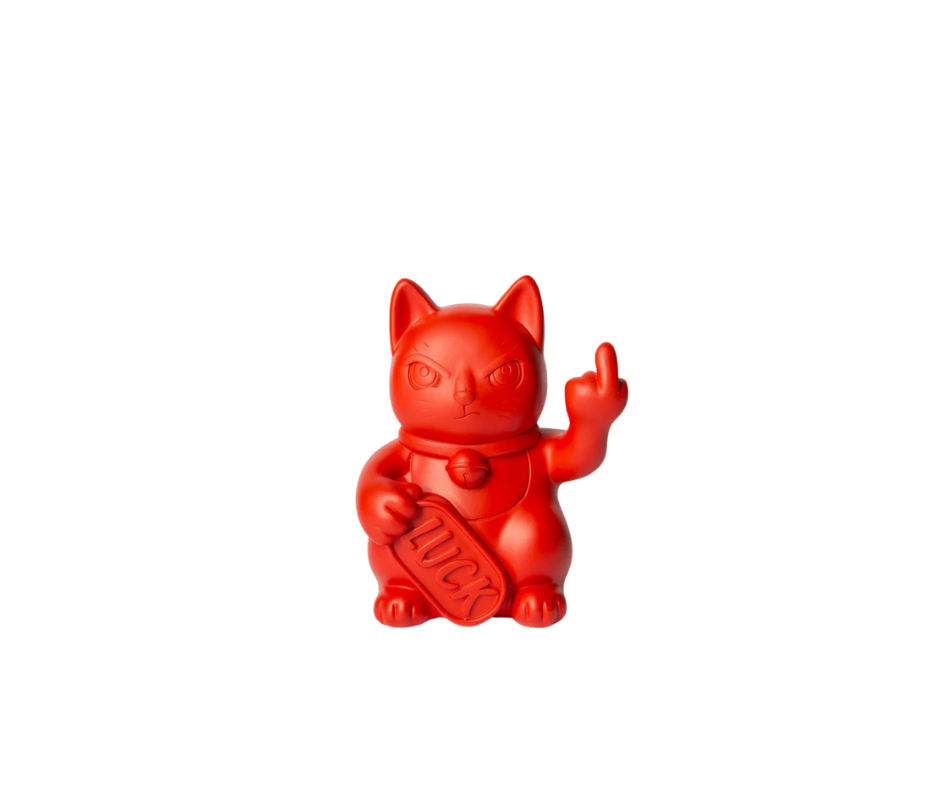 Maneki Red 16 CM - Country of Origin: Italy