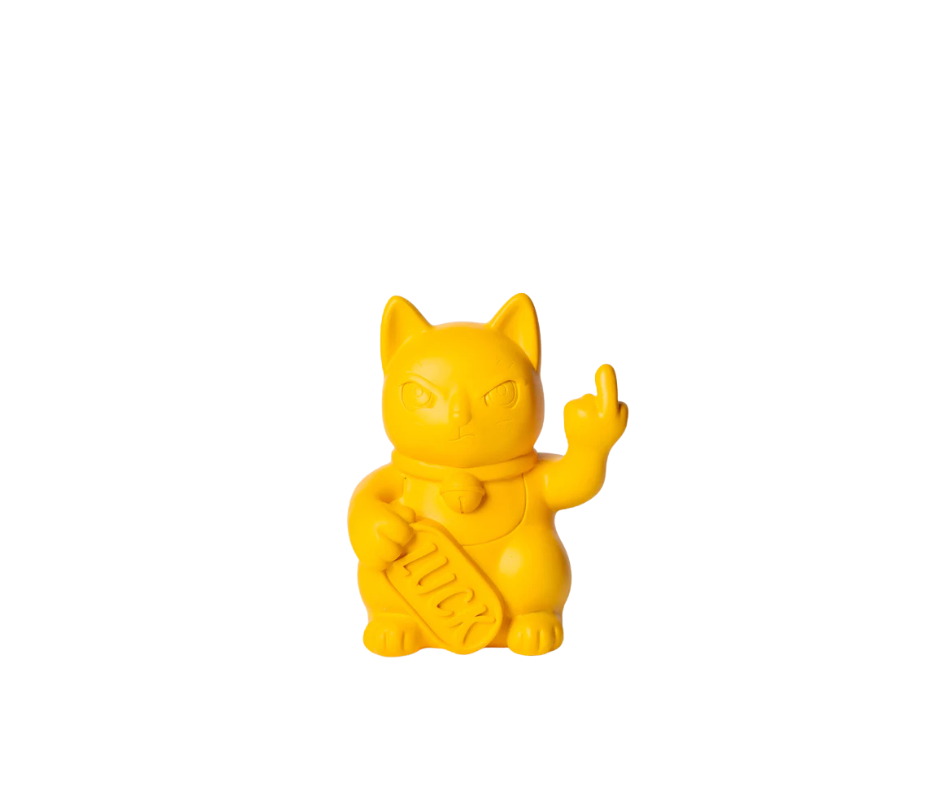 Maneki Yellow 16 CM - Country of Origin: Italy