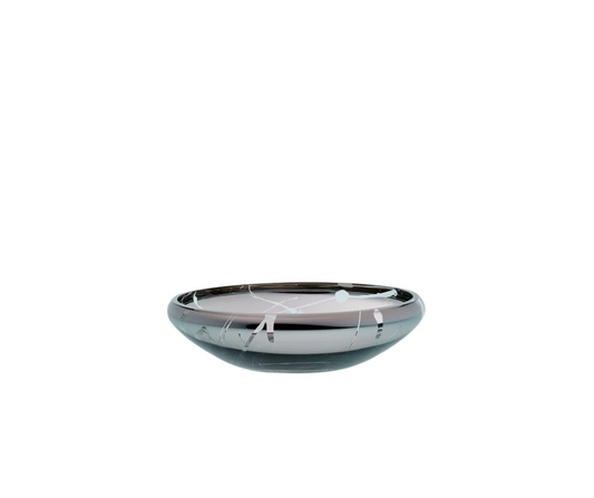 DECO Flat Splashed Mirror Bowl - Country of Origin : Latvia