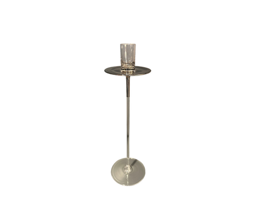 Candle Stick Middle - crystal/platinum - Country of Origin: Czech Republic