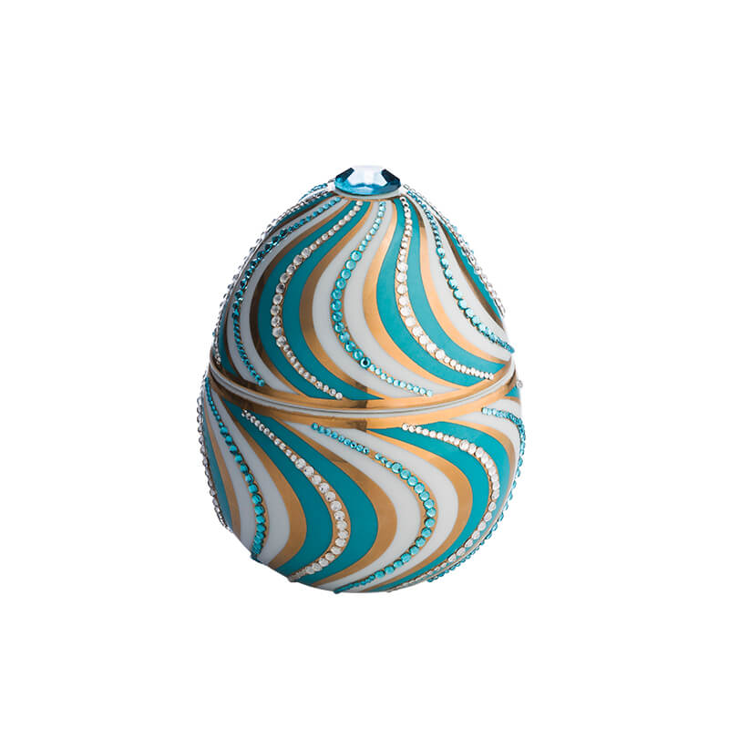 Helicoidal Egg Candle - Bois de Russie - 220 g - Country of Origin: Italy