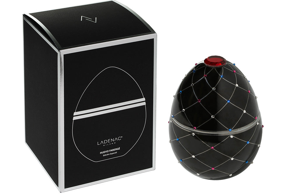Prmium Black Egg with Sliver Stripe - Bois de Russie - 450 g - Country of Origin: Italy