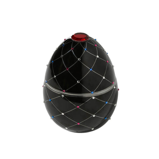 Prmium Black Egg with Sliver Stripe - Bois de Russie - 450 g - Country of Origin: Italy