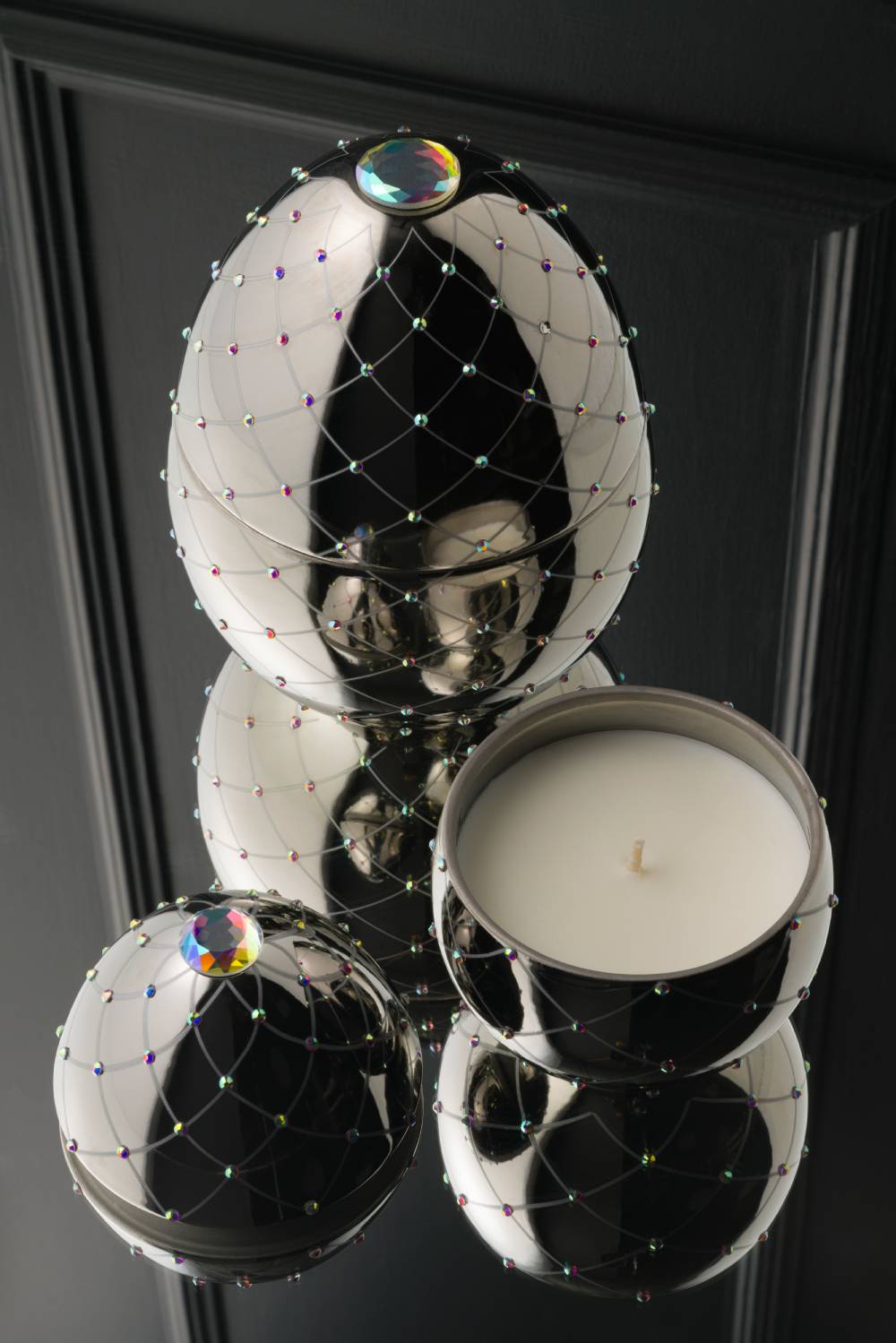 Silver Egg - Bois de Russie - Small/Large - Country of Origin: Italy