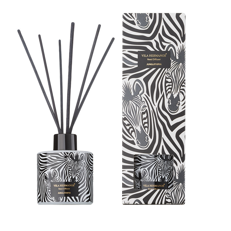 Jungletopia Zebra Reed Diffuser - 100ml - Country of Origin: Spain – La ...