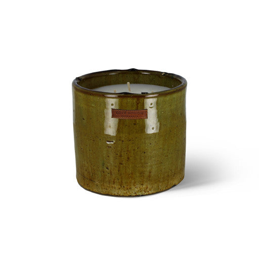 Tamegroute Green Candle - M Size - Country of Origin: Franch